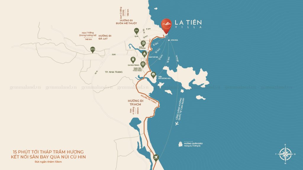 Vị trí dự án La Tiên Villa