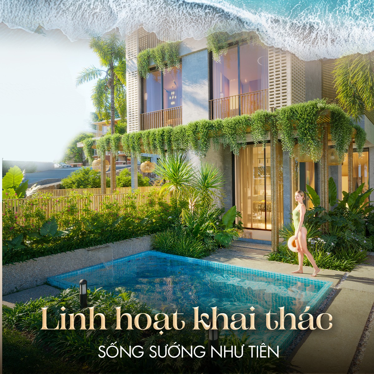 La Tiên Villa Linh hoạt khai thác các tiện ích