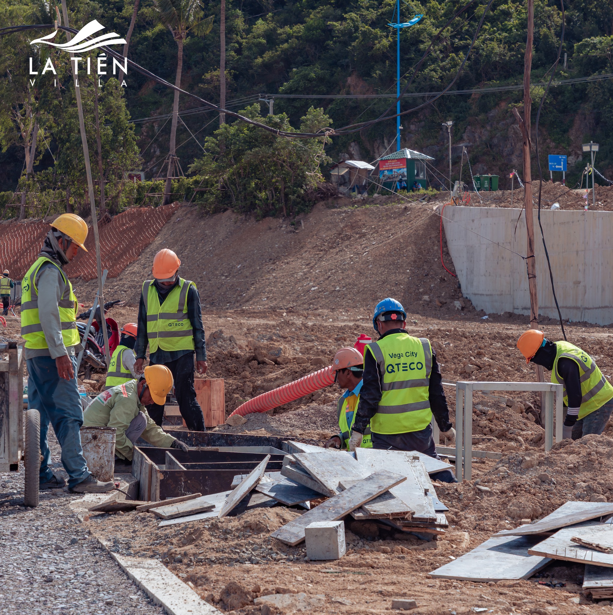 Tháng 12.2025 - Công trình La Tiên Villa hoàn thiện loạt cột mốc